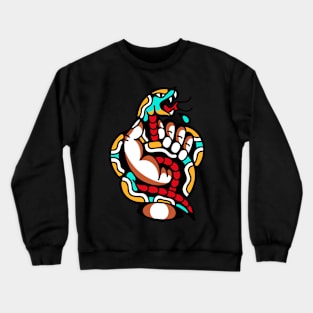 Snake hand Crewneck Sweatshirt